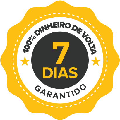 Garantia de 7 dias — 100% do dinheiro de volta